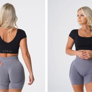 NWT NVGTN Black serene seamless Bra